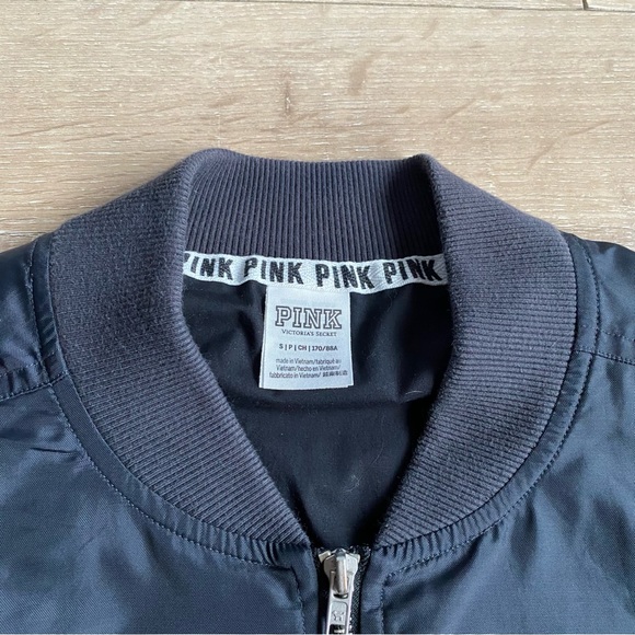 Victoria’s Secret PINK bomber flight jacket Varsity Jacket - Picture 4 of 9